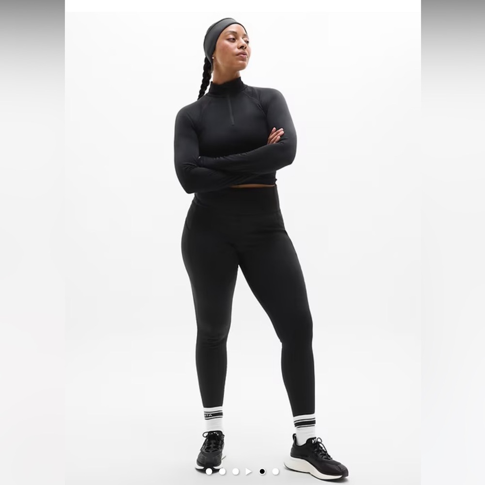 Athleta Altitude Polartec Power Stretch Fleece Lined Leggings Tights 3X NWOT - Picture 1 of 7